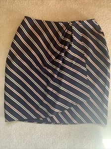 Emanuel Ungaro Striped Skirt Sz 6 Eu40 - Picture 1 of 5