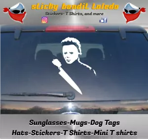 Halloween 2 Micheal Myers Horror 6 Zoll Fenster Vinyl Aufkleber Sticker - Bild 1 von 1