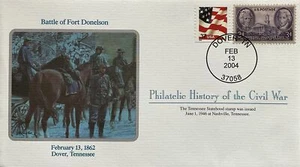 Mort Kunsler Bürgerkrieg Philatelistische Geschichte Schlacht Ft. Donelson TN US Grant  - Bild 1 von 2