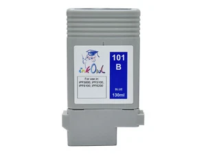 Cartucho compatible InkOwl 130 ml para CANON PFI-101B AZUL iPF5000 iPF5100 - Imagen 1 de 1