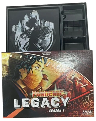 Pandemic: Legacy Season 1 - REPLACEMENT Game Pieces - EMPTY BOX & PACKAGING ONLY - Image 1 of 4