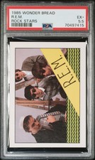 1985 Wonder Bread Rock Stars R.E.M. PSA 5.5  pop 1 HOF 🔥 