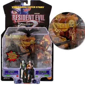 Resident Evil 2 Platinum: HUNK & ZOMBIE 2-pack • Capcom Toybiz 1998 • OVP - Bild 1 von 4