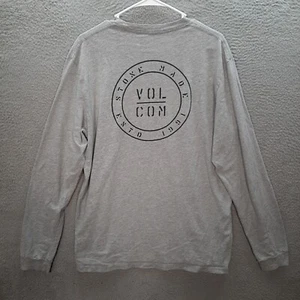 Volcom Shirt Adult Extra Large Gray Skater Surfer Thrasher Grunge Y2K Mens XL - Picture 1 of 7