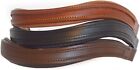 Set of 2 x 1 Leather Empty Channel Bridle Browband of 14 MM