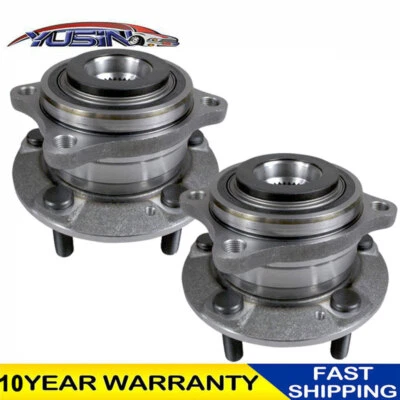 前后 (2) 轮轴承轮毂适用于现代圣达菲 2007 2008 - 2014 5Lug — 第 1/4 张图片