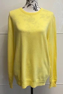 Neu mit Etikett J Crew gelber Kaschmir Pullover Gr. L NEU - Bild 1 von 11