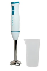 BATIDORA DE MANO 2 VELOCIDADES 400W POTENCIA ACERO INOXIDABLE VASO INCLUIDO - Imagen 1 de 10