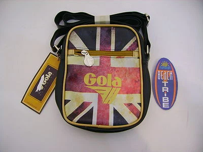 GOLA BORSELLO PICCOLO MINI MACLAINE MKII VINTAGE UJ CUB446 BLACK GOLD MULTI NERO - Imagem 1 de 2