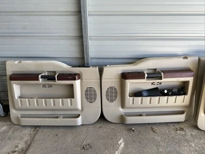 2008-2016 FORD F250 F350 KING RANCH FRONT & REAR DOOR PANELS AND SWITCHES  - Image 1 of 4