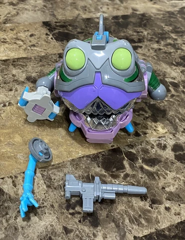 1986 G1 TRANSFORMERS SHARKTICON GNAW FIGURE W/ GUN BLASTER ACCESSORIES Cover