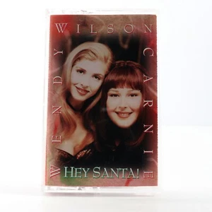 Hey Santa! by Wendy & Carnie Wilson (Cassette Tape, 1993, SBK) TESTED Christmas - Picture 1 of 6