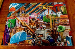 MasterPieces Puzzle “Attic Secrets” Steve Crisp 550 Pc 24” X 18” Jigsaw EC - Picture 1 of 4