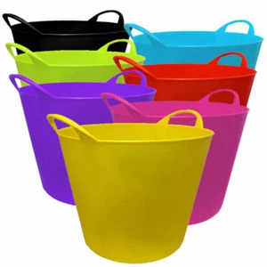 GRANDES BAÑERAS FLEXI JARDÍN HOGAR / LOTERÍA / PAPEL / ZAPATOS / ALMACENAMIENTO BUCKE T 26L - Imagen 1 de 1