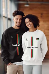 Free Palestine Hoodie, Pullover Pulli, Unisex | palestina - Bild 1 von 4