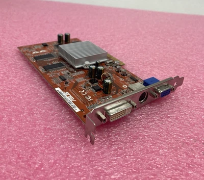 ASUS A9250 GE ATI Radeon 9250 256MB Video Graphics Card DVI VGA S-Video - Image 1 of 4