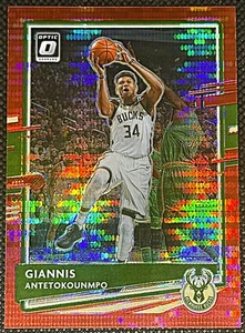Donruss Optic Red Pulsar #29 2020-21 Giannis Antetokounmpo - Milwaukee Bucks - Imagen 1 de 2