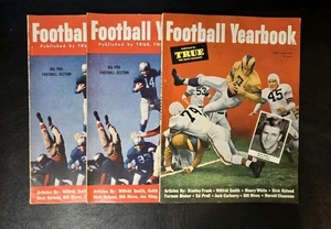 Lot of 3 1950's Football Yearbook Magazine - 1951 /1952 Doak Walker Cover - Picture 1 of 6