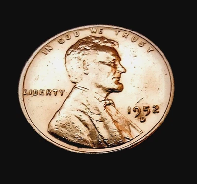 1952-D  Lincoln Wheat Cent  VINTAGE Coin  Good Condition.   FREE SHIPPING - Image 1 of 2