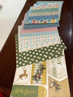 37 Individual 6x6 cardstock paper pad sheets See Photos - Image 1 of 4