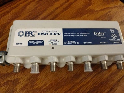 PPC Active Return EVO1-5-U/U Amplifier Signal Splitter No Power Adapter - Image 1 of 2