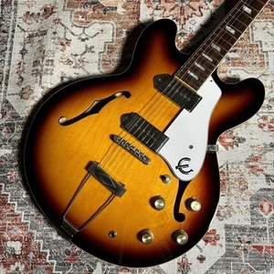 Epiphone Casino Vintage Sunburst [Actual image] w/soft case USED - Picture 1 of 9