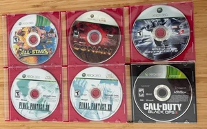 Microsoft Xbox 360 5x Game Disc LOT! COD Black Ops 2 WWE All Stars Final Fantasy - Bild 1 von 6