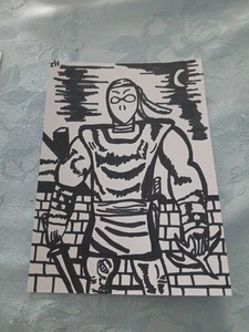 Drawing Foot Clan Ninja Mirage Tmnt Teenage Mutant Ninja Turtles Neca Sketch Art - Picture 1 of 2