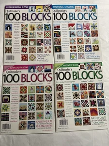 Quiltmakers 100 Blocks Volumes 4,6,7&8 Lot Of 4 - Picture 1 of 5