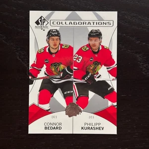 2024-25 SP Auténtico Connor Bedard Philipp Kurashev C-25 Colaboraciones - Imagen 1 de 2