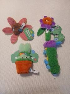 NEW: Barkbox - Springtime Themed Dog Toys, Small Dogs, Lot of 4 - Picture 1 of 8