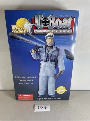 NUEVO Ultimate Soldier Collection Segunda Guerra Mundial Alemán U-Boat Commander Figura de Acción 1G3 Foto 1 de 4