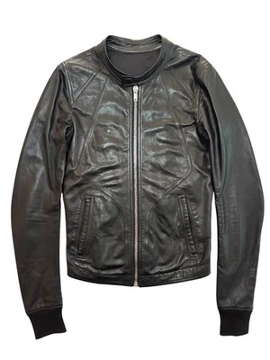 Chaqueta de cuero Rick Owens Intarsia Lamb Foto 1 de 4