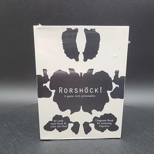 Rorshock Game Personality Ink Blot Card Book Analyze Psychology Bipolar OCD ADHD - Picture 1 of 5