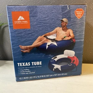 Ozark Trail Plastica Gonfiabile Texas River Innertube Single Rider EDIZIONE TEXAS - Foto 1 di 3
