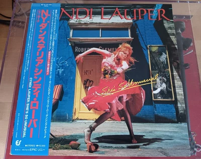 Cyndi Lauper She's So Unusual Japan 25-3P-486 OBI EX Play - Image 1 of 4