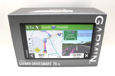 Garmin DriveSmart 76 EX 7" GPS Navigator: High Resolution Maps / NEW, FREE SHIP. - Image 1 of 4