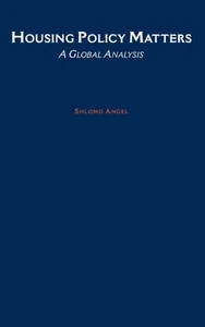 Housing Policy Matters: A Global Analysis by Angel - Imagen 1 de 1