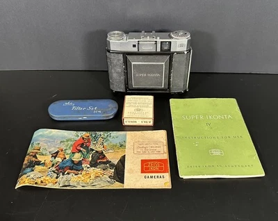 蔡司 Ikon SUPER IKONTA IV 534/16 Tessar 75 毫米 F3.5 德国制造原装盒 — 第 1/4 张图片