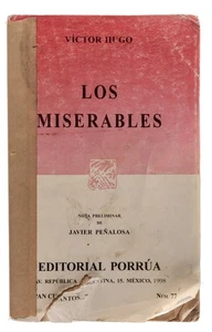 Los Miserables Victor Hugo 1998 Paperback Spanish 968-432-266-6 - Picture 1 of 9