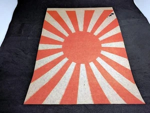 Japanische Flagge Vintage Papier aufgehende Sonnenflagge - Bild 1 von 7