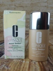 Clinique EVEN BETTER Makeup Evens & Corrects 28 TAWNIED BEIGE (M-G) SPF 15 NIB - Picture 1 of 1