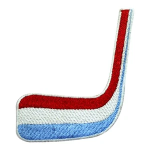 Hockey stick Luxembourg patch NHL patch Embroidery Iron on Sew on patch 9x6.5cm - Picture 1 of 1