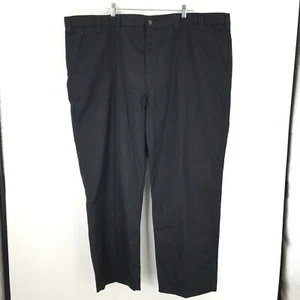 Carhartt Pants Men's 34x42 Black Flat Front Straight Leg - Picture 1 of 9