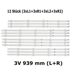 12 Stk.LED-Streifen für LG 47LN5406 47LA6208 47LN5400 47LA6130 47LA615V 47LA6200 - Bild 1 von 7