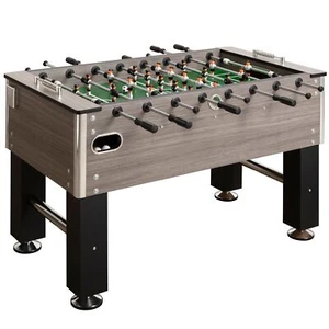 Tischkicker Profi Soccer Deluxe in Eiche-Grau - Bild 1 von 7