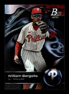 2023 Bowman Platinum Prospects #TOP-55 William Bergolla Philadelphia Phillies - Bild 1 von 2