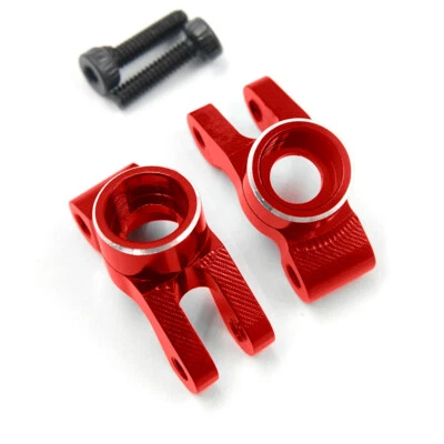 NEW Yeah Racing KYMB-007RD Aluminum Rear C Hubs Red : Kyosho Mini-Z MB-010 - Image 1 of 3