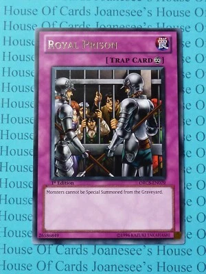 Royal Prison ORCS-EN079 Silver Rare Yu-Gi-Oh Card 1st Edition - Image 1 of 3