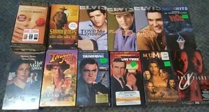 VHS Sealed Movie Lot of 12 (James Bond, Elvis, Etc) - Picture 1 of 5